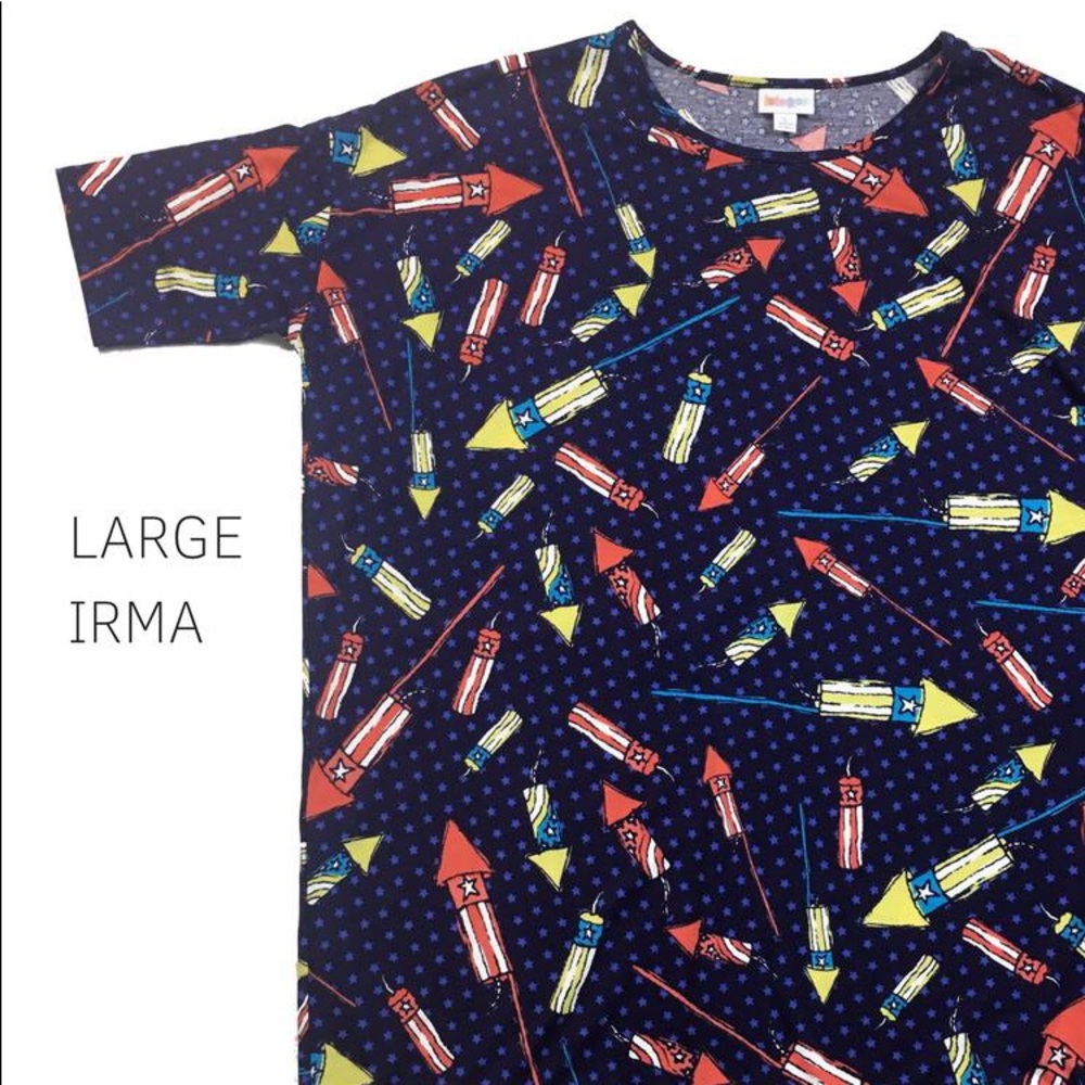 LuLaRoe Large Americana Irma